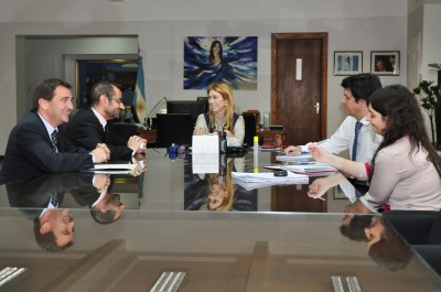 La ministra de Industria recibió al flamante titular de Renault Argentina